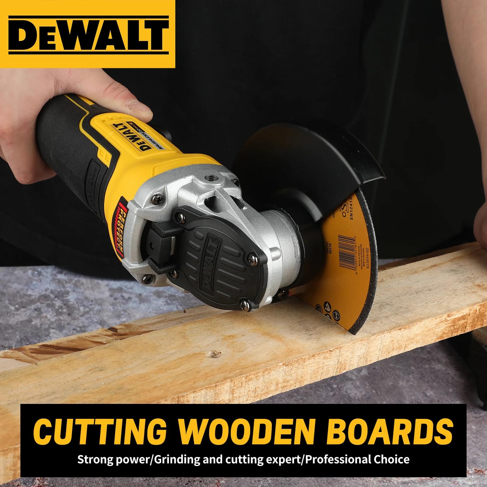 NEW 2026 DEWALT DCG406 20V Cordless 125mm Grinder,Brushless Motor,10000RPM,M14 design for industrial processing power tools