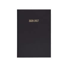 A5 Academic Diary 2026-27 Week To View For School Hardback Diary Black  PK-2