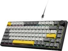 AJAZZ AK820 75% Layout Wired Full-key Hot-Swappable Gasket Mechanical Keyboard