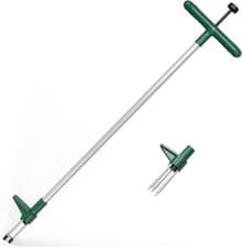 Weed Puller Stand-Up Weeder Removal Tool Long Handle Garden Tool with 3 Claws