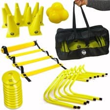 Fitness Training Equipment Exercise Hurdles Agility Ladder Set Football Master
