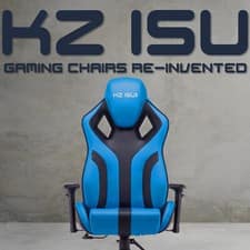 PC Gaming Chair Leather Office Seat Height Adjustable Footrest options KZ ISU
