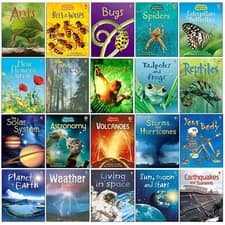 Usborne Beginners Nature & Science Collection 20 Books Set - Ages 4-10 - PB