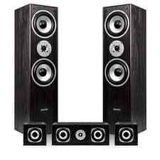 Fenton 5.0 Black Surround Sound Speakers Set - 1150W HiFi Home Cinema System