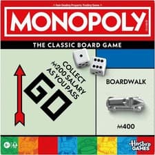 Monopoly Game, Family Board Game for 2 to 6 Players, Monopoly Board Game for Kid