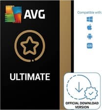 AVG Ultimate 2026 10 Device 3 Year Antivirus + Secure VPN & AVG TuneUp Email
