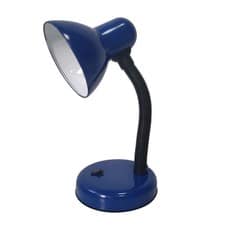 Adjustable Flexible Neck Desk Lamp Blue E27 40W Max Table Bedside Reading Light