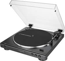 Audio-Technica LP60X, Fully Automatic Belt-Drive Turntable, Black