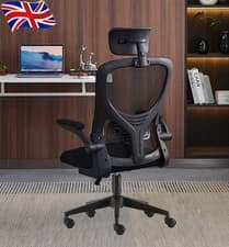 Ergonomic Mesh Office Chair Executive Computer Chair Swivel Height Adjustable .