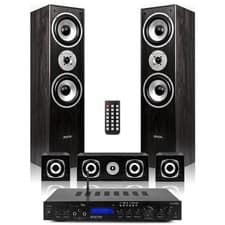 Fenton 5.0 Home Cinema Surround System - Bluetooth Amplifier - Black