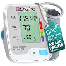 OxiPro BP1 - NHS Supplied Blood Pressure Monitor / BP Machine - CE Certified