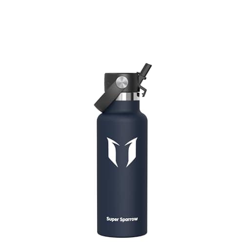 Sparrow Insulated Water Bottle Kids 500ml Metal Drinks Bottle with Straw