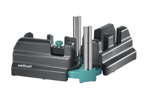 wolfcraft 2-in-1 Mitre Box and Angle Finder Jig for Skirting Boards