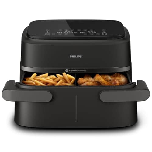 Philips Air Fryer 1000 Series Dual Basket 7.1L Mega Draw or Dual 3.5L+3.5L