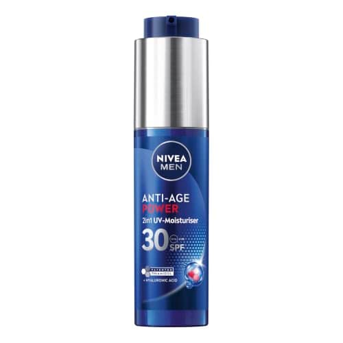 NIVEA MEN Anti-Age 2-in-1 Power Moisturiser, SPF 30, 50ml
