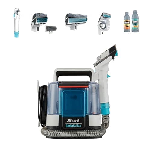 Shark StainStriker Pet Stain and Spot Cleaner, White/Turquoise PX200UKT