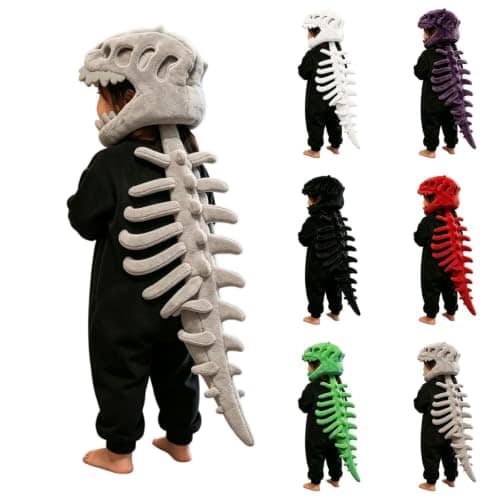 Kids Dinosaur Skeleton Spinosaurus Halloween Costume