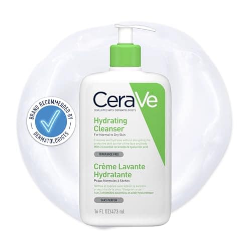 CeraVe Hydrating Cleanser with Hyaluronic Acid for Normal to Dry Skin 473ml