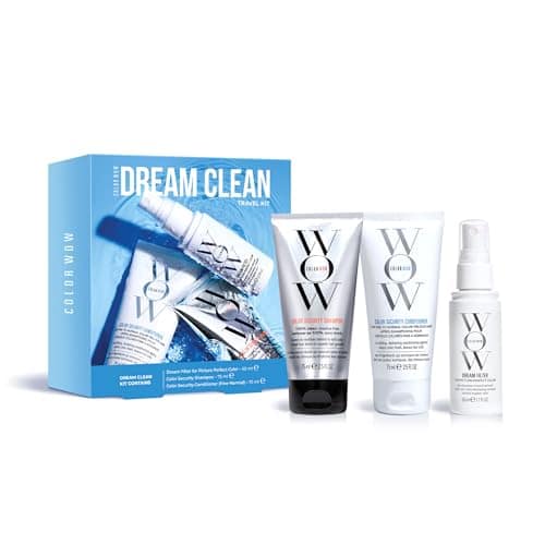 Color Wow Dream Clean Travel Kit, Clarifying & Hydrating Hair Care Set