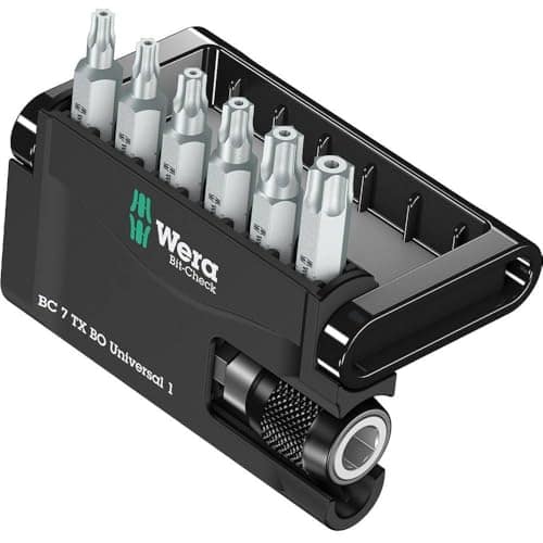 Wera 05056158001 Bit-Check Set 8067-6/Z Extra-tough for Drill/Drivers