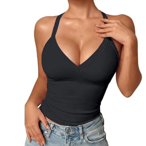 Womens Vest Tops UK with Built in Bra