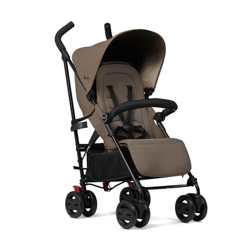 Silver Cross - Pop Pushchair - Foldable Travel Stroller - Buggy - Adjustable/Lie Flat Seat - Newborn to 4 Years - Cobble