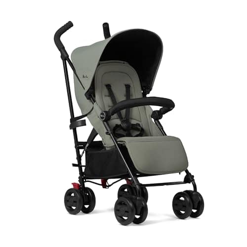 Silver Cross - Pop Pushchair - Foldable Travel Stroller - Buggy - Adjustable/Lie Flat Seat - Newborn to 4 Years - Sage