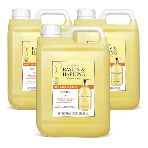 Baylis & Harding Signature Luxury Hand Wash Refill 2L 3 pack
