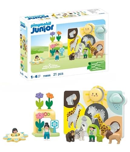 Playmobil | JUNIOR | My first Toy from 1 year | Gift for toddlers | Promotes color matching, animal names & first numbers | Sustainable toy with sorting function & accessories | 71655