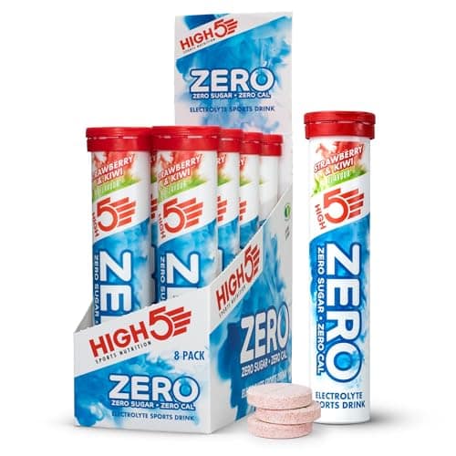 HIGH5 Zero Electrolyte Tablets for Hydration, Strawberry & Kiwi,160 Tablets