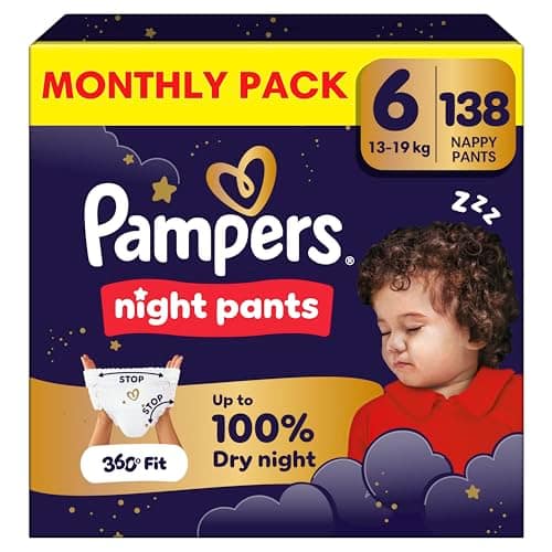 Pampers Night Pants, Size 5
