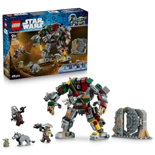LEGO Star Wars 75451 Hutt Palace Sentry Droid Showdown Toy - The Mandalorian and Grogu Set w/Action Figure, 2 Minifigures & 2 Figures - Gift Idea for 9+ Year Old Boys & Movie Fans