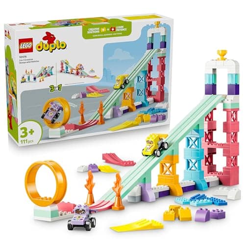 LEGO DUPLO 3 in 1 Creative Ramps with Vehicles 10478