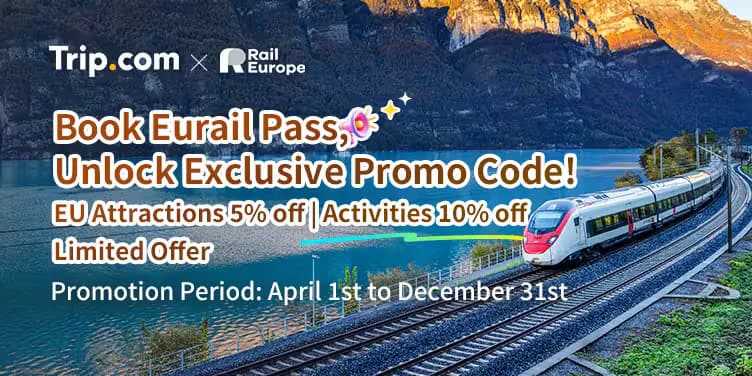 Buy Eurail Pass, get 20GB eSIM for 90% off!