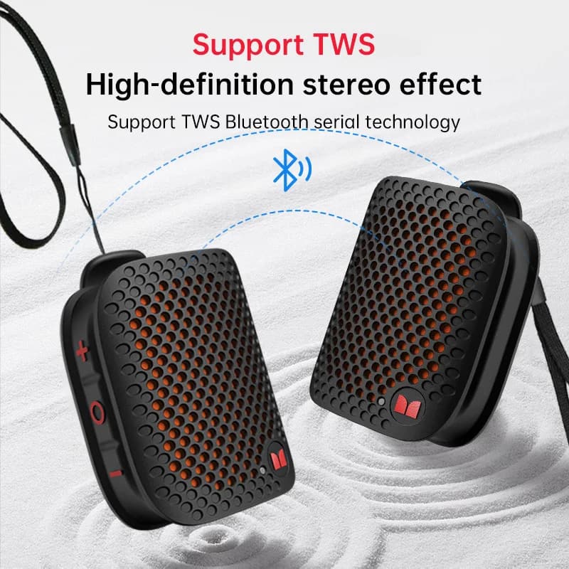 Monster M3 Magnetic Clip-On Mini BT V5.4 Portable Outdoor Jobsite Wearable Wireless Bluetooth Speakers with Bass Altavoz Mic, image 1 of 6