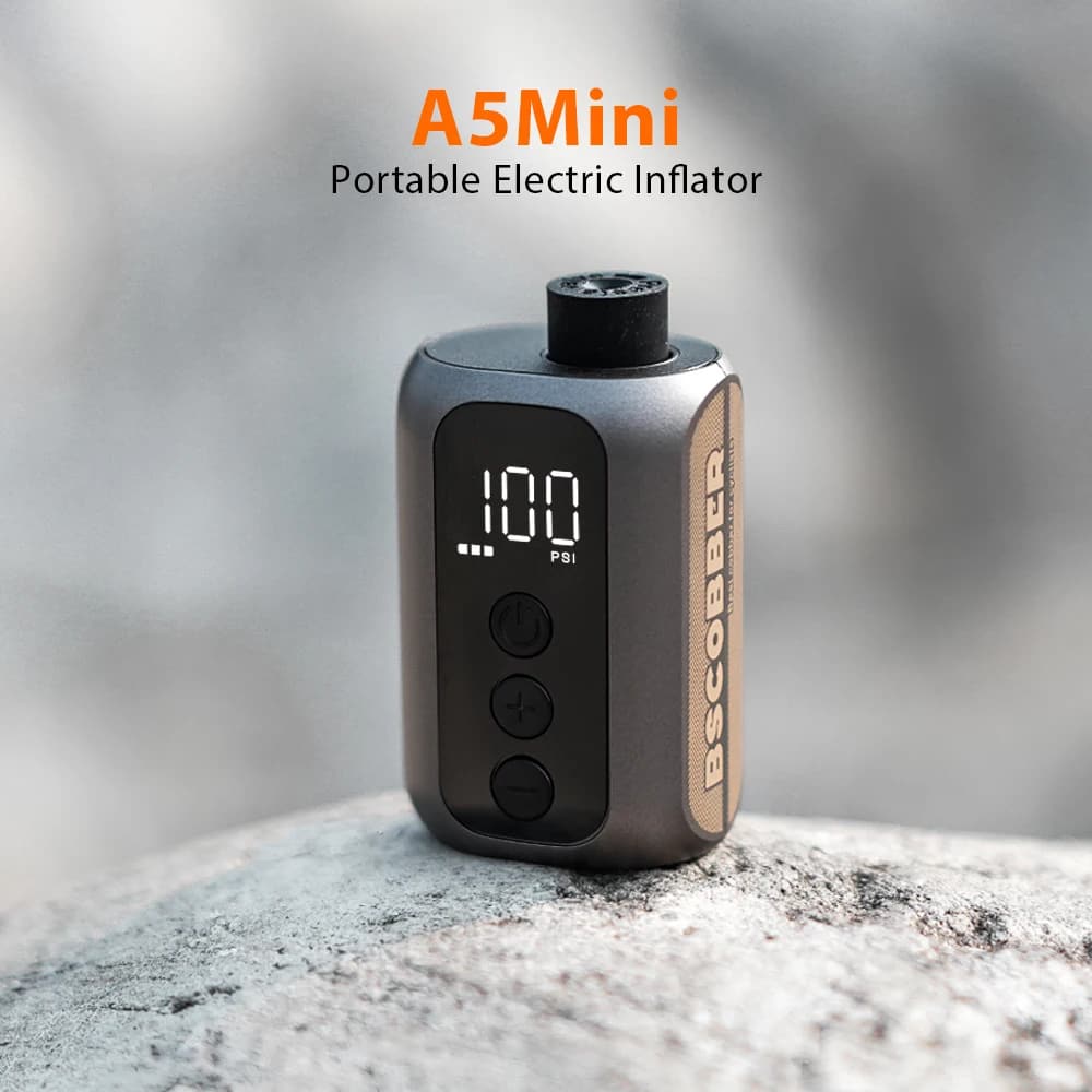 BSCOBBER Cycle Pump for Bicycle A5mini Rechargeable Wireless Bike Pump Electric High Pressure Bicycle Accessories Tire Inflator, image 1 of 6