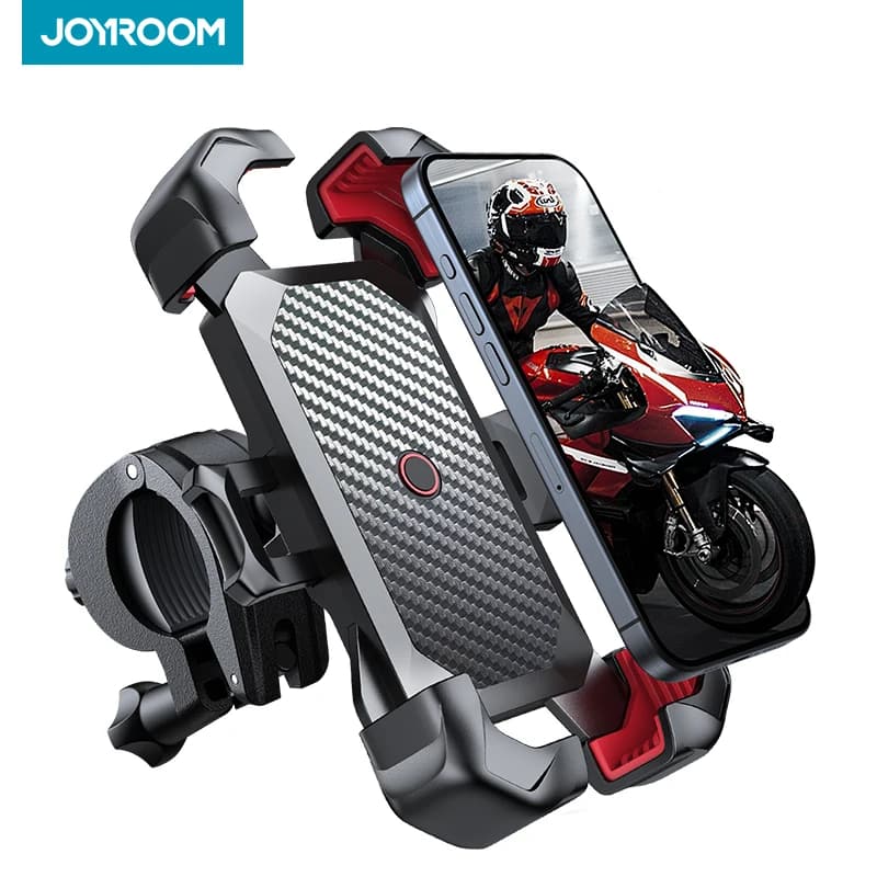 Joyroom Bike Phone Holder 360° View Universal Bicycle Phone Holder for 4.7-7 inch Mobile Phone Stand Shockproof Bracket GPS Clip, image 1 of 6