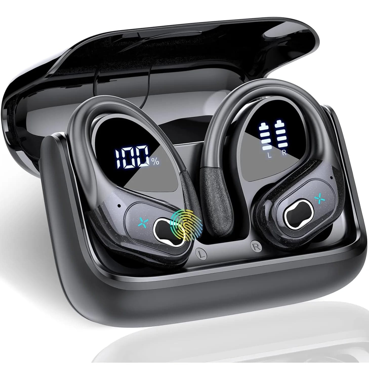 Original GDLYL HD65 TWS Bluetooth V5.4 Headphones Wireless LED Digital Display Earphones Noise Reduction Waterproof Headset New, image 1 of 6