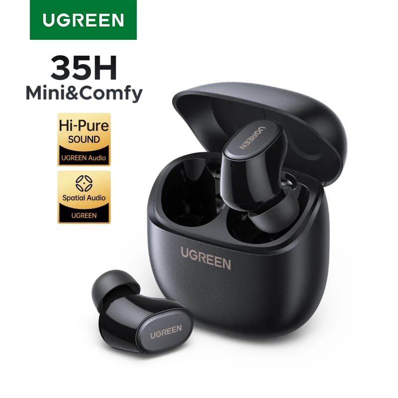 UGREEN Dots Wireless Earbuds Bluetooth 6.0 in Ear Buds Light Weight Headphones,Deep Bass Sound, 35H Play, Earphones With APP, image 1 of 6