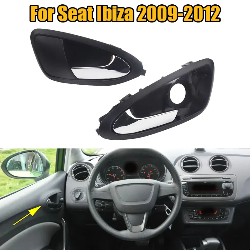 6J1837113A 6J1837114A Left Right Front Car Interior Inside Inner Door Handle For Seat Ibiza 2009 2010 2011 2012 Auto Accessories, image 1 of 5