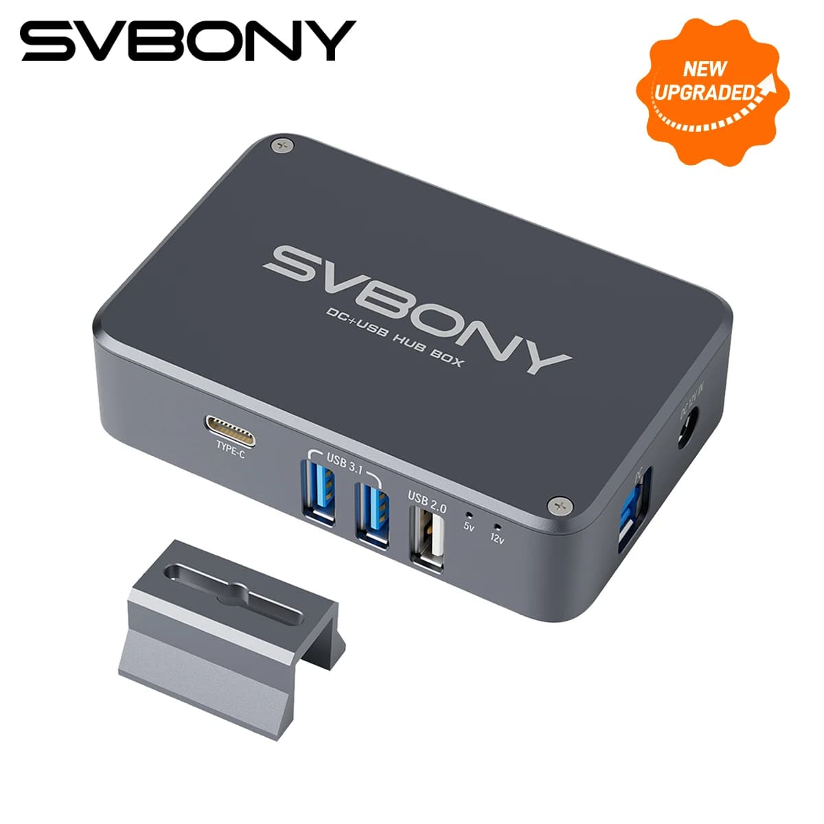 SVBONY SV241 Astronomy DC+USB HUB Box Astronomy Telescope Power Adapter High-Speed Output &Type-C Interface for Astrophotography, image 1 of 6