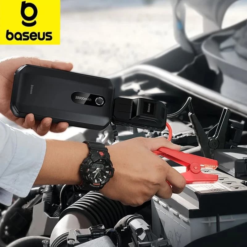 Baseus Car Jump Starter Starting Device 1000A Jumpstarter Auto Buster Emergency Booster 12V Car Jump Start Power Bank 10000mAh, image 1 of 6