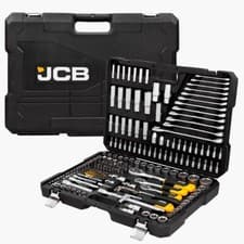 Socket Set - 216-Piece Socket and Ratchet Set with Drill Bits - JCB