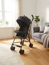 Foldable Baby Stroller Pram Pushchair single Sunshade Foot Brake Buggy Travel UK