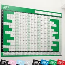 2027 LAMINATED Wall Calendar Year Planner A2 A1 A0 Calender WIDEST RANGE ON EBAY