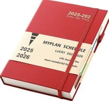 Academic Diary 2025 2026 A5 Page a Day,13 Months Productivity Daily Planner
