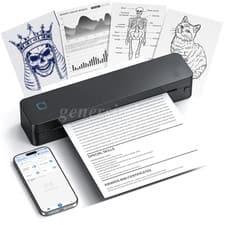 A4 Portable Thermal Printer Wireless Bluetooth Inkless Mobile Travel Printer
