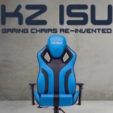 PC Gaming Chair Leather Office Seat Height Adjustable Footrest options KZ ISU