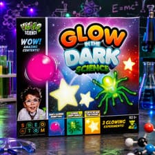 Glow in the Dark Science Kit STEM Educational Toy Ages 8+ Kids Experiment
