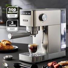GEEPAS 15 Bar Espresso & Cappuccino Coffee Machine with Milk Frother 1.8L Tank